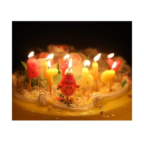 AussieSuperStore Party Essentials Colored Birthday Cake Party Candles Colored Birthday Cake Party Candles | Cake Unique Candles CBBIRTHGIRLCANDLE